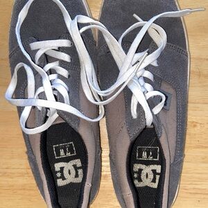 DC Charcoal Suede Sneakers